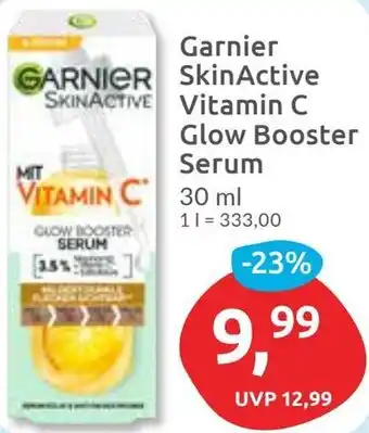 Budni Garnier Skin Active Vitamin C Glow Booster Serum Angebot