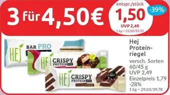 Budni Hej Proteinriegel Angebot