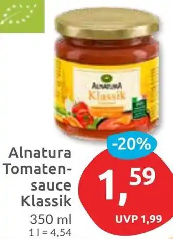 Budni Alnatura Tomatensauce Klassik Angebot