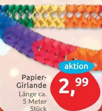 Budni Papier Girlande Angebot