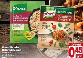 Elli Markt Knorr Fix Oder Natülich Leckerl Angebot