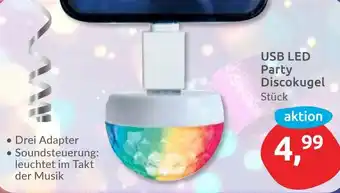 Budni USB LED Party Discokugel Angebot