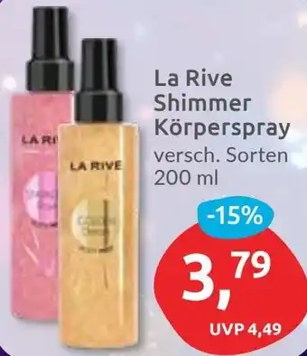 Budni La Rive Shimmer Körperspray Angebot