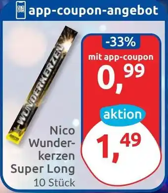 Budni Nico Wunderkerzen Super Long Angebot