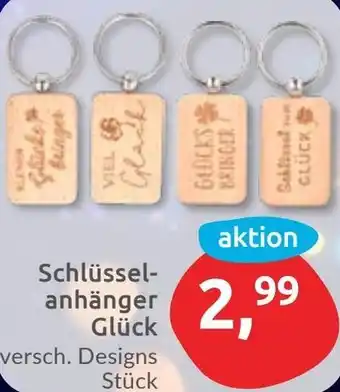 Budni Schlüsselanhänger Glück Angebot