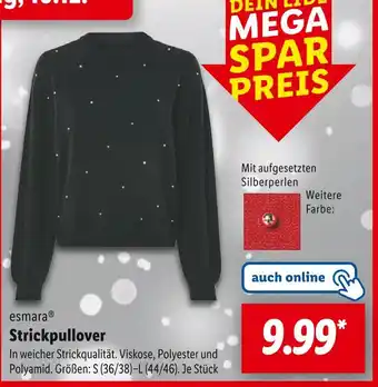 Lidl Esmara strickpullover Angebot