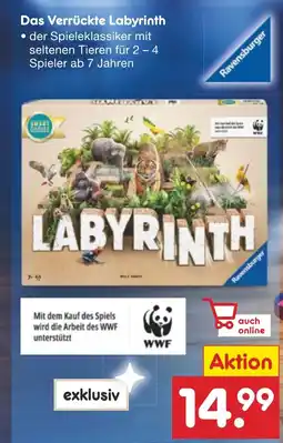 Netto Marken-Discount Ravensburger Das Verrückte Labyrinth Angebot