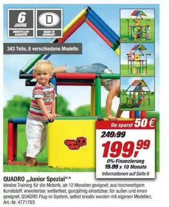 toom Baumarkt Quadro „junior Spezial“ Angebot