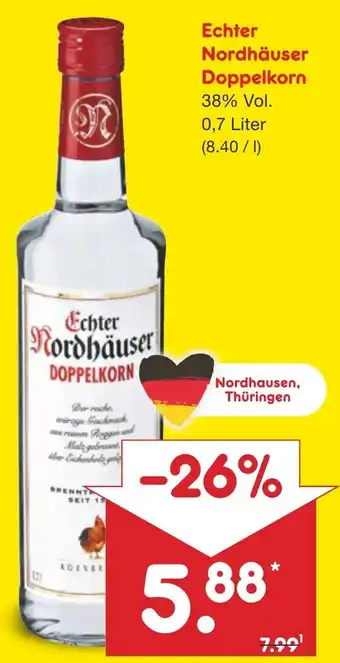 Netto Marken-Discount Echter Nordhäuser Doppelkorn Angebot