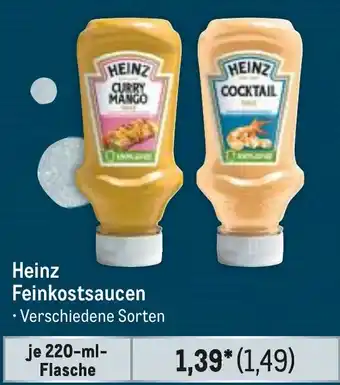 METRO Heinz Feinkostsaucen Angebot