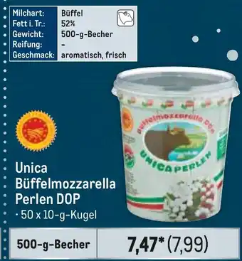 METRO Unica Büffelmozzarella Perlen DOP Angebot