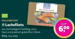 Biomarkt FOLLOWFOOD Lachsfilets Angebot