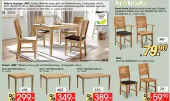 Zurbrüggen Linea natura moderne essgruppe „mini“ Angebot