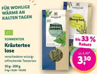 Biomarkt SONNENTOR Kräutertee lose Angebot