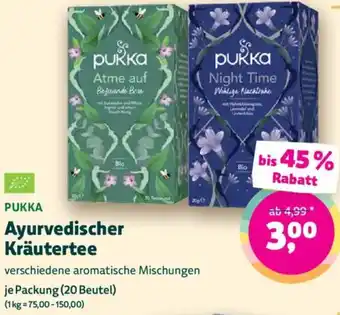 Biomarkt PUKKA Ayurvedischer Kräutertee Angebot