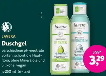Biomarkt LAVERA Duschgel Angebot
