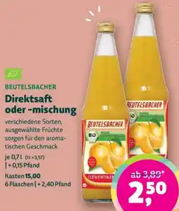 Biomarkt BEUTELSBACHER Direktsaft oder -mischung Angebot