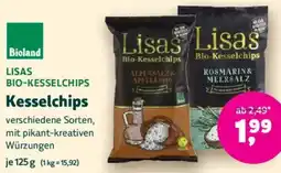 Biomarkt LISAS BIO-KESSELCHIPS Kesselchips Angebot