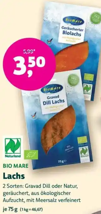 Biomarkt BIO MARE Lachs Angebot