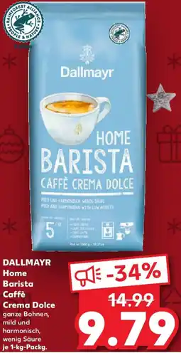 Kaufland DALLMAYR Home Barista Caffè Crema Dolce Angebot