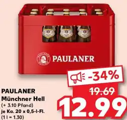 Kaufland PAULANER Münchner Hell Angebot