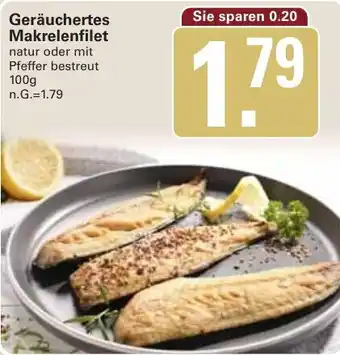 WEZ Geräuchertes Makrelenfilet Angebot