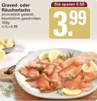 WEZ Graved- oder Räucherlachs Angebot