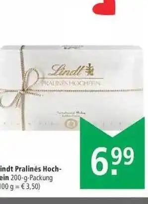 Marktkauf Indt Pralinés Hoch ein Angebot