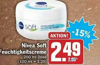 AEZ Nivea Soft Feuchtigkeitscreme Angebot