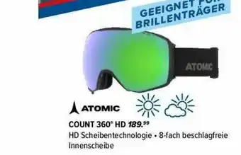 Hervis Atomi Count 360° Hd Angebot