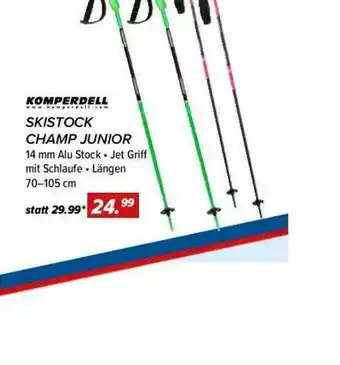 Hervis Komperdell Skistock Champ Junior Angebot