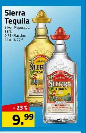 Logo Getränkemarkt Sierra Tequila Angebot