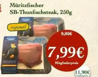 LPG Biomarkt Müritzfischer Sb-thunfischsteak Angebot