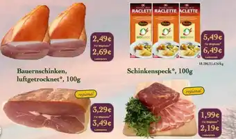 LPG Biomarkt Bauernschinken Luftgetrocknet Oder Schinkenspeck Angebot