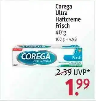 Rossmann Corega Ultra Haftcreme Frisch Angebot