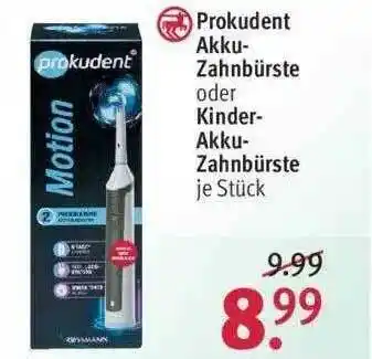 Rossmann Prokudent Akku Zahnbürste Oder Kinder Zahnbürste Angebot