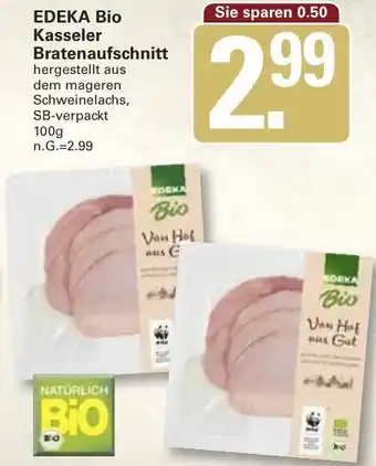 WEZ EDEKA Bio Kasseler Bratenaufschnitt Angebot