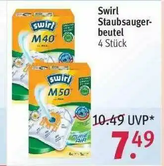 Rossmann Swirl Staubsauger Beutel Angebot