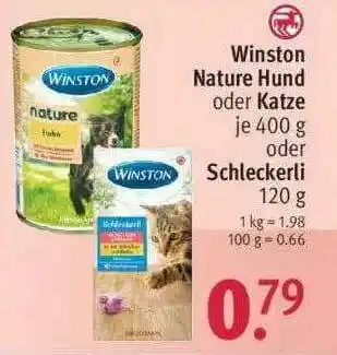 Rossmann Winston Nature Hund Oder Kaze Oder Schleckerli Angebot