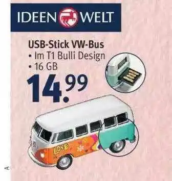 Rossmann Usb-stick VW-bus Angebot