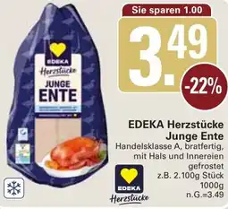 WEZ EDEKA Herzstücke Junge Ente Angebot