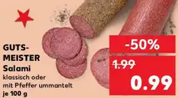 Kaufland GUTSMEISTER Salami Angebot