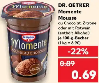 Kaufland DR. OETKER Momente Mousse Angebot