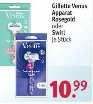 Rossmann Gilette Venus Apparat Rosegold Oder Swirl Angebot