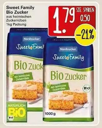 WEZ Sweet Family Bio Zucker Angebot