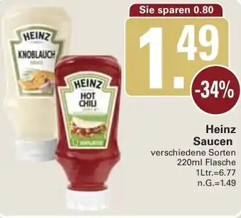 WEZ Heinz Saucen Angebot