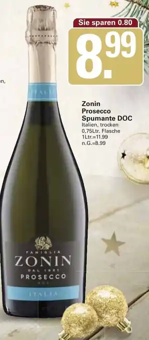 WEZ Zonin Prosecco Spumante DOC Angebot