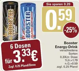 WEZ Booster Energy-Drink Angebot