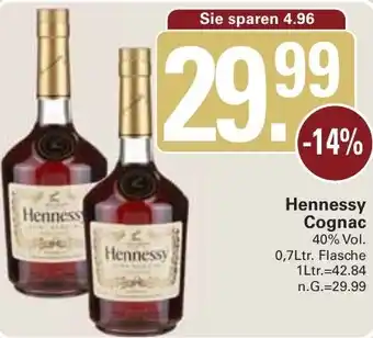 WEZ Hennessy Cognac Angebot