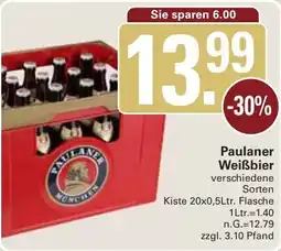 WEZ Paulaner Weißbier Angebot